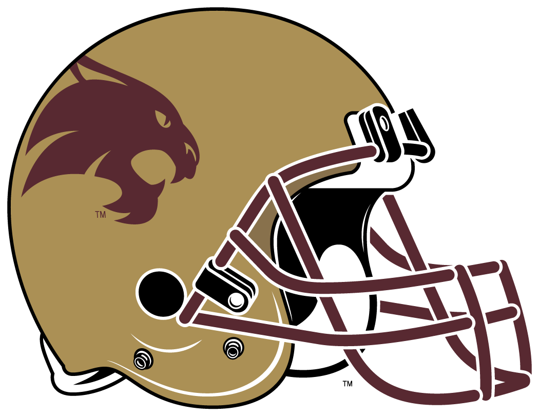 Texas State Bobcats 2003-Pres Helmet Logo diy DTF decal sticker